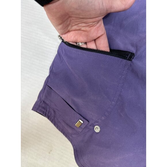 Jamie Sadock Small Golf Convertible Vest Jacket Purple Full Zip - Picture 13 of 14